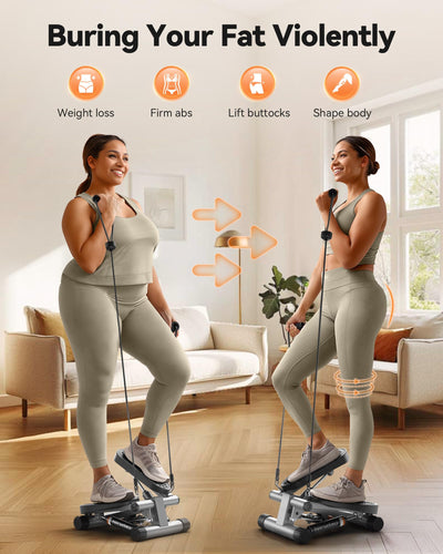 Niceday hydraulic fitness stepper showcasing strength training capabilities for all fitness levels.