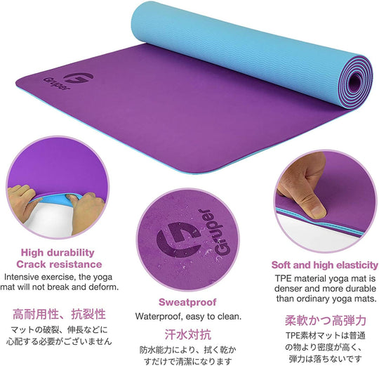 Eco Yoga Mat for Stability, Comfort &amp; Daily Training | DreamChaserHQ