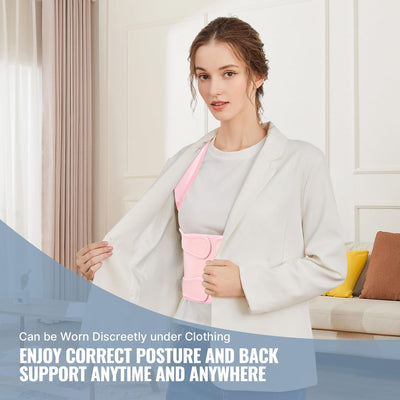 Posture Corrector For Back Pain - Fit Geno Adjustable Back Brace, Full Support & Pain Relief, Breathable Design - Dreamchaser Headquarters
