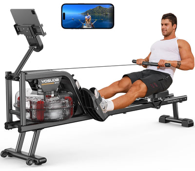 Technical details of the YOSUDA Magnetic Rowing Machine focusing on its build quality.