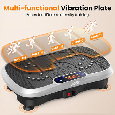 AXV Weight Loss Vibrating Platform - Full Body Shaker Exercise Machine with Remote, Bands & BT Speaker - Dreamchaser Headquarters