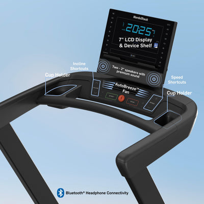 NordicTrack T 6.5 S; Treadmill for Running and Walking with 5” Display and SpaceSaver Design - Dreamchaser Headquarters