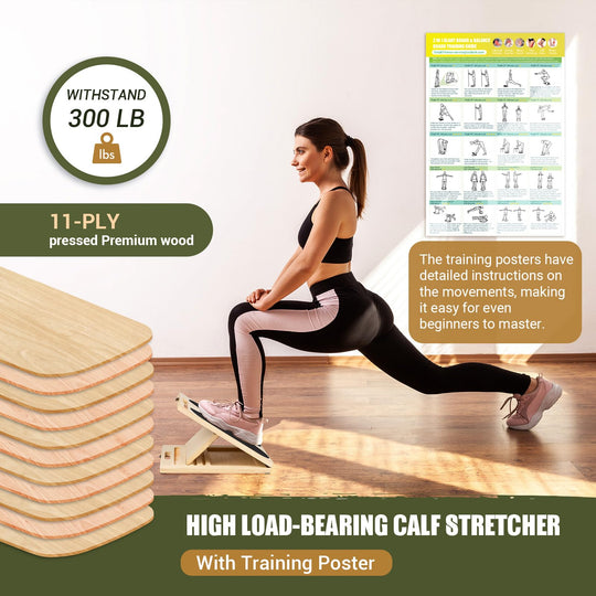 Slant Board for Calf Stretching &amp; Ankle Mobility | DreamChaserHQ