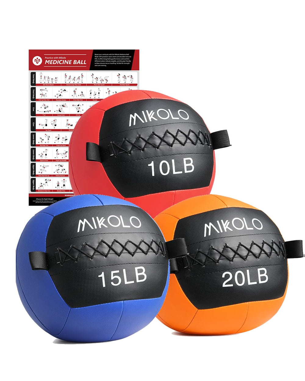 Medicine Ball Set for Core Strength & Functional Training | DreamChaserHQ