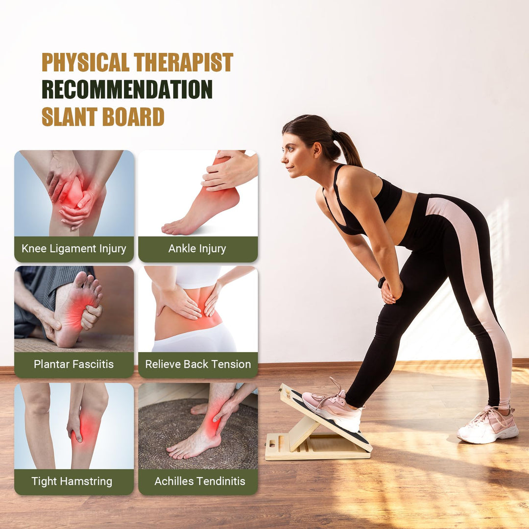 Slant Board for Calf Stretching &amp; Ankle Mobility | DreamChaserHQ