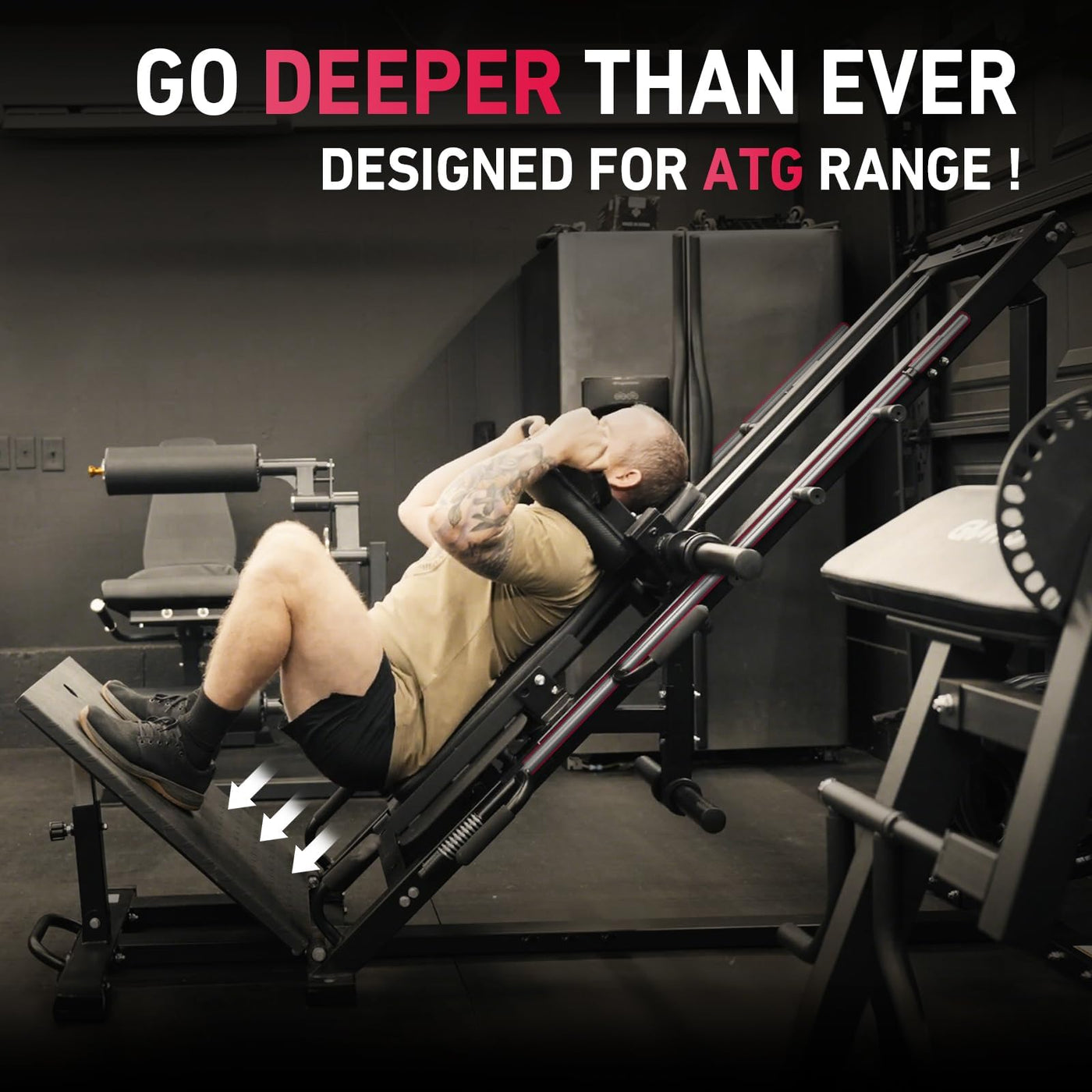 GMWD Leg Press Hack Squat Machine Combo, Leg Press Machine with Linear Bearing, Lower Body with Weight Storage for Quads, Hamstring, Glutes, Home Gym Exercise Equipment - Dreamchaser Headquarters