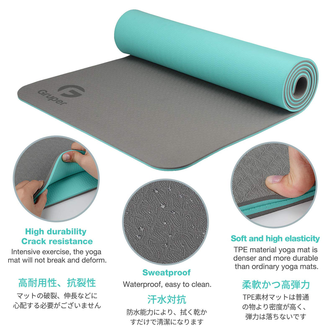 Eco Yoga Mat for Stability, Comfort &amp; Daily Training | DreamChaserHQ