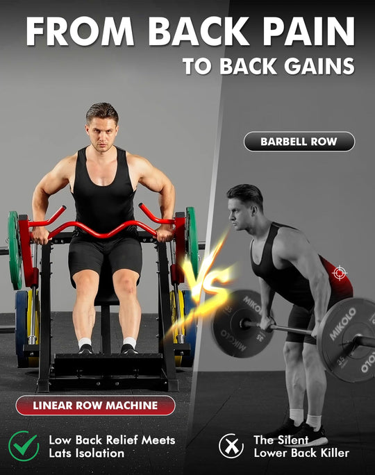Linear Row Machine for Back Strength &amp; Muscle Development | DreamChaserHQ