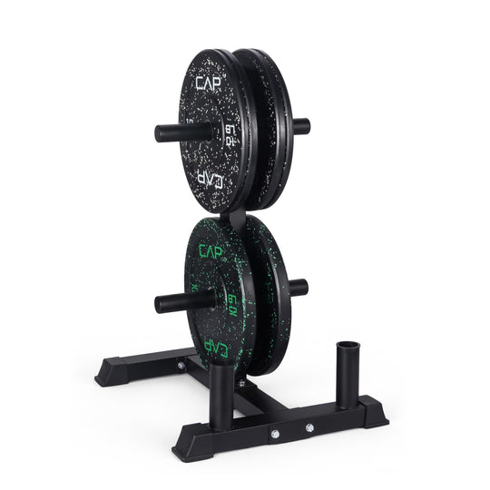 CAP Olympic Bumper Plate Weight Set 100–370LB for Home Gyms