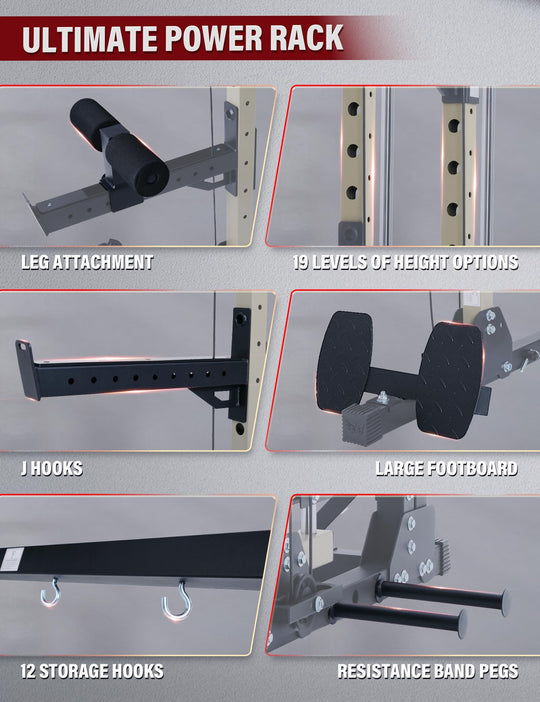Major Fitness Drone3 Machine – All-in-One Home Gym Squat Rack with Weight Bar, Cable Crossover Machine - Dreamchaser Headquarters