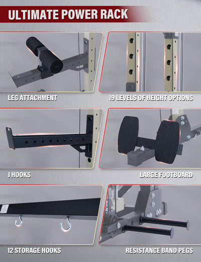 Major Fitness Drone3 Machine – All-in-One Home Gym Squat Rack with Weight Bar, Cable Crossover Machine - Dreamchaser Headquarters