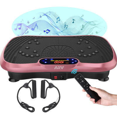 AXV Weight Loss Vibrating Platform - Full Body Shaker Exercise Machine with Remote, Bands & BT Speaker - Dreamchaser Headquarters