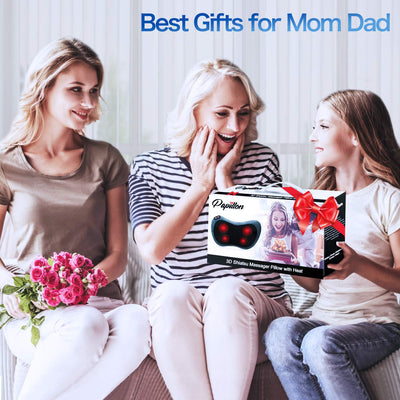 Relaxation Made Easy - Convenient operation of the Papillon massage pillow with heat for everyday use.