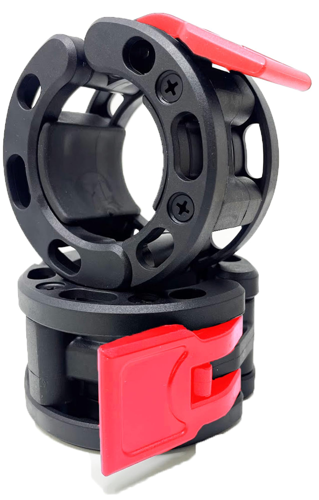 Fitness Olympic Barbell Clamps for Secure Weightlifting &amp; Strength Training | Quick Release 2-Inch Locking Collars | DreamchaserHQ