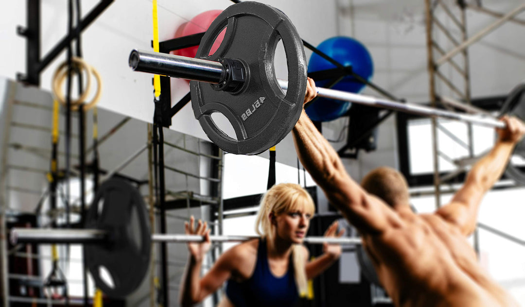 Fitness Olympic Barbell Clamps for Secure Weightlifting &amp; Strength Training | Quick Release 2-Inch Locking Collars | DreamchaserHQ