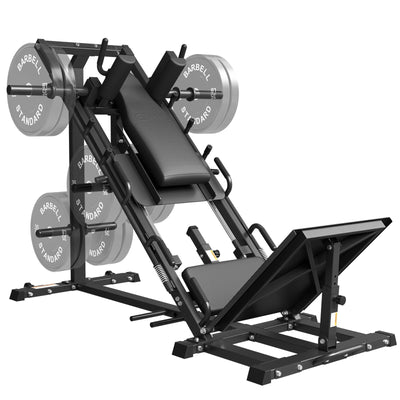 GMWD Leg Press Hack Squat Machine Combo, Leg Press Machine with Linear Bearing, Lower Body with Weight Storage for Quads, Hamstring, Glutes, Home Gym Exercise Equipment - Dreamchaser Headquarters