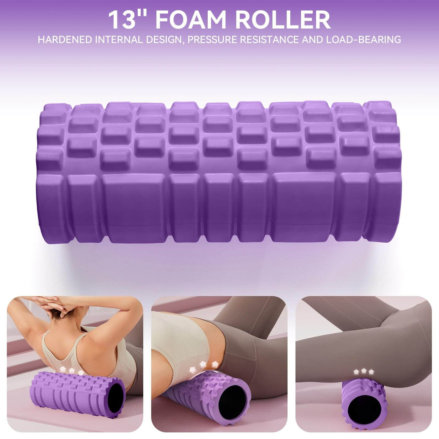 Krightlink 5 in1 Foam Roller Set for Deep Tissue Muscle Massage, High Density Fitness Exercise Foam Roller, Massage Roller, Massage Ball - Dreamchaser Headquarters