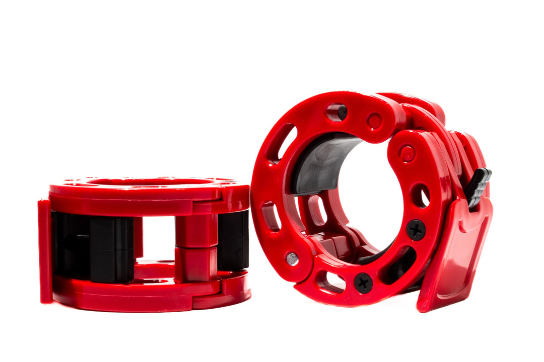 Fitness Olympic Barbell Clamps for Secure Weightlifting &amp; Strength Training | Quick Release 2-Inch Locking Collars | DreamchaserHQ