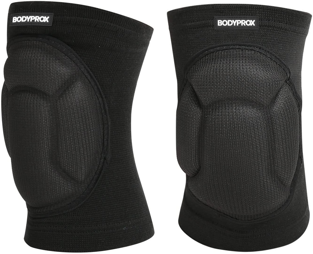 Bodyprox Protective Knee Pads showcasing thick sponge design, perfect for collision avoidance during outdoor sports.