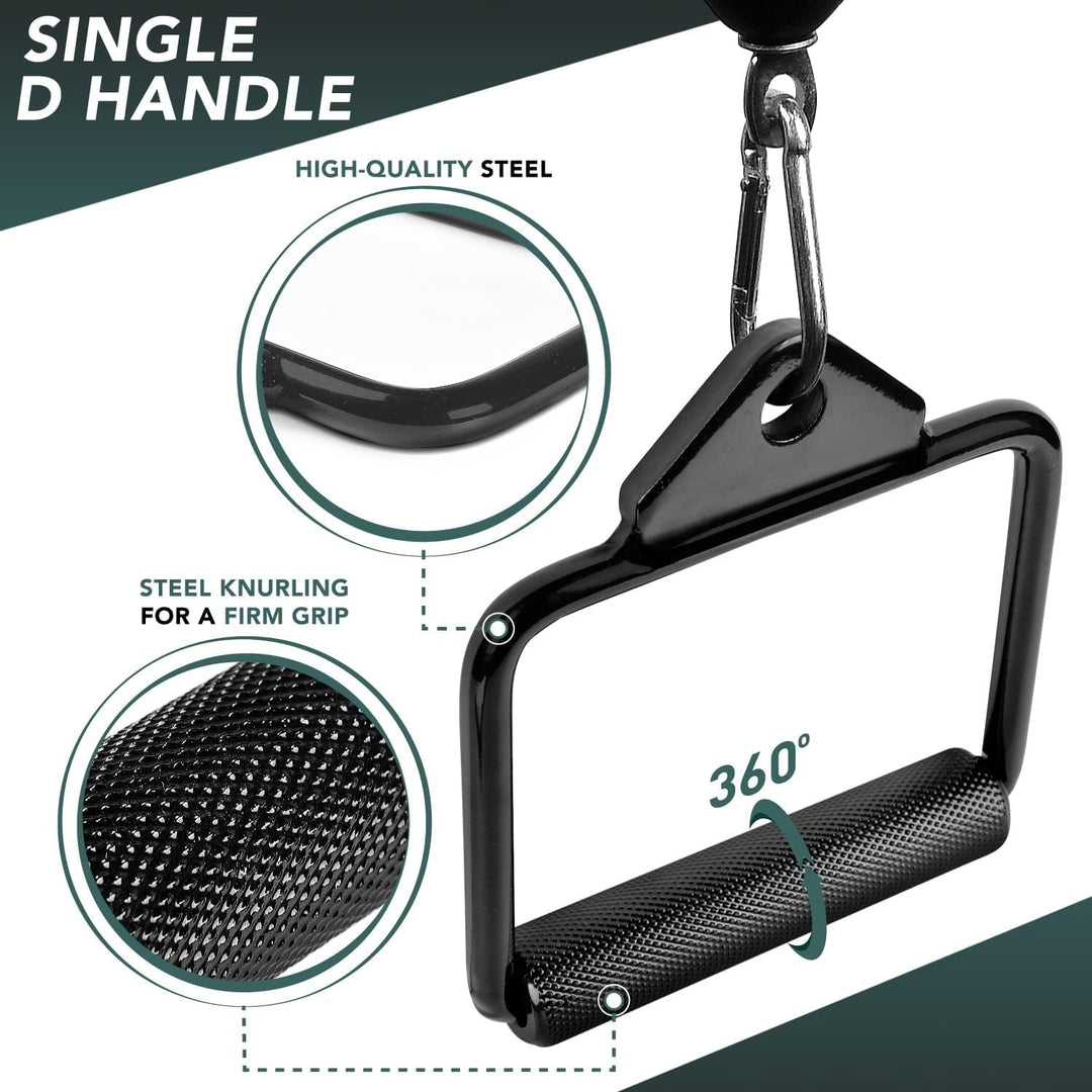 Cable Machine Attachment Set for Upper Body Strength Training | DreamChaserHQ
