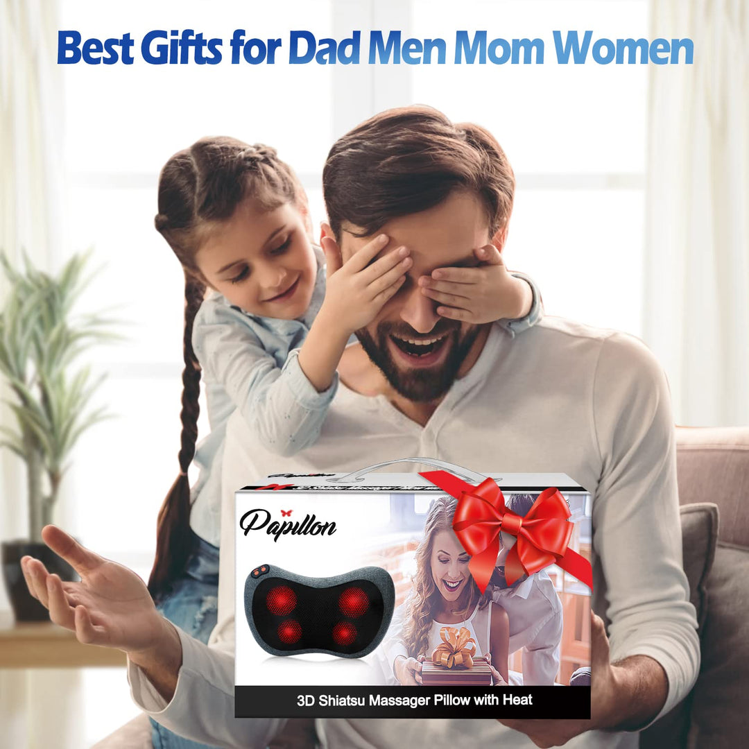 Ultimate Relaxation Experience - Elevate your me-time with the Papillon massage pillow with heat.