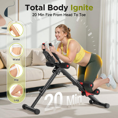 Adjustable ab machine by FLYBIRD, perfect for beginners focusing on body shaping and core strengthening at home.