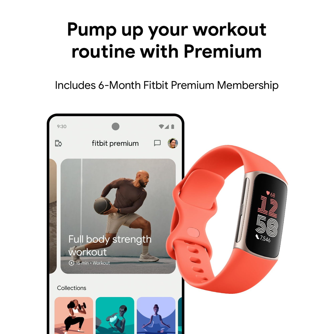 Fitbit Charge 6 Fitness Tracker with Google apps, Heart Rate on Exercise Equipment\ - Dreamchaser Headquarters