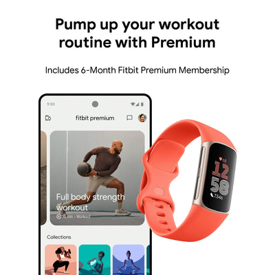 Fitbit Charge 6 Fitness Tracker with Google apps, Heart Rate on Exercise Equipment\ - Dreamchaser Headquarters