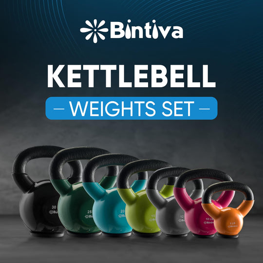 Kettlebell Set for Strength Training &amp; Full Body Conditioning | DreamChaserHQ