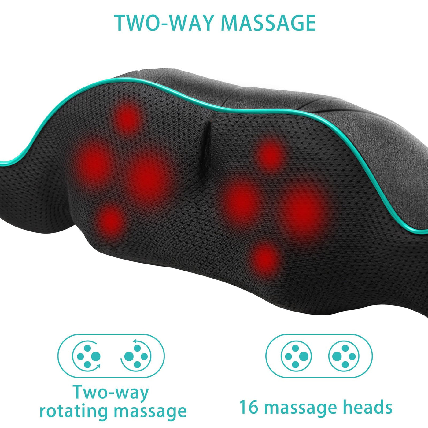 AERLANG Shiatsu heated shoulder massager displayed alongside gift packaging, an ideal choice for present.