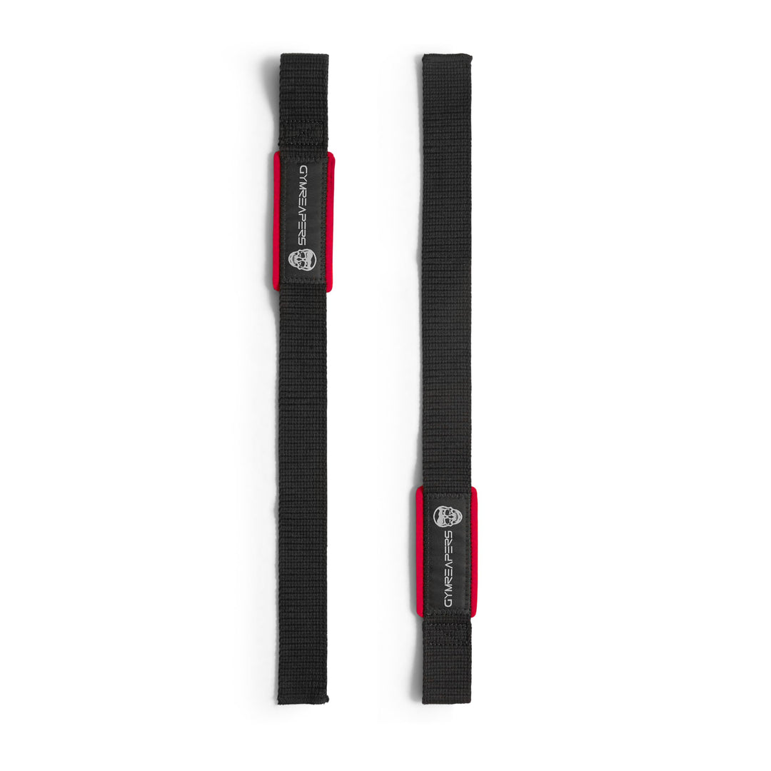Padded neoprene design of Gymreapers weightlifting wrist straps for enhanced comfort and support during lifts.