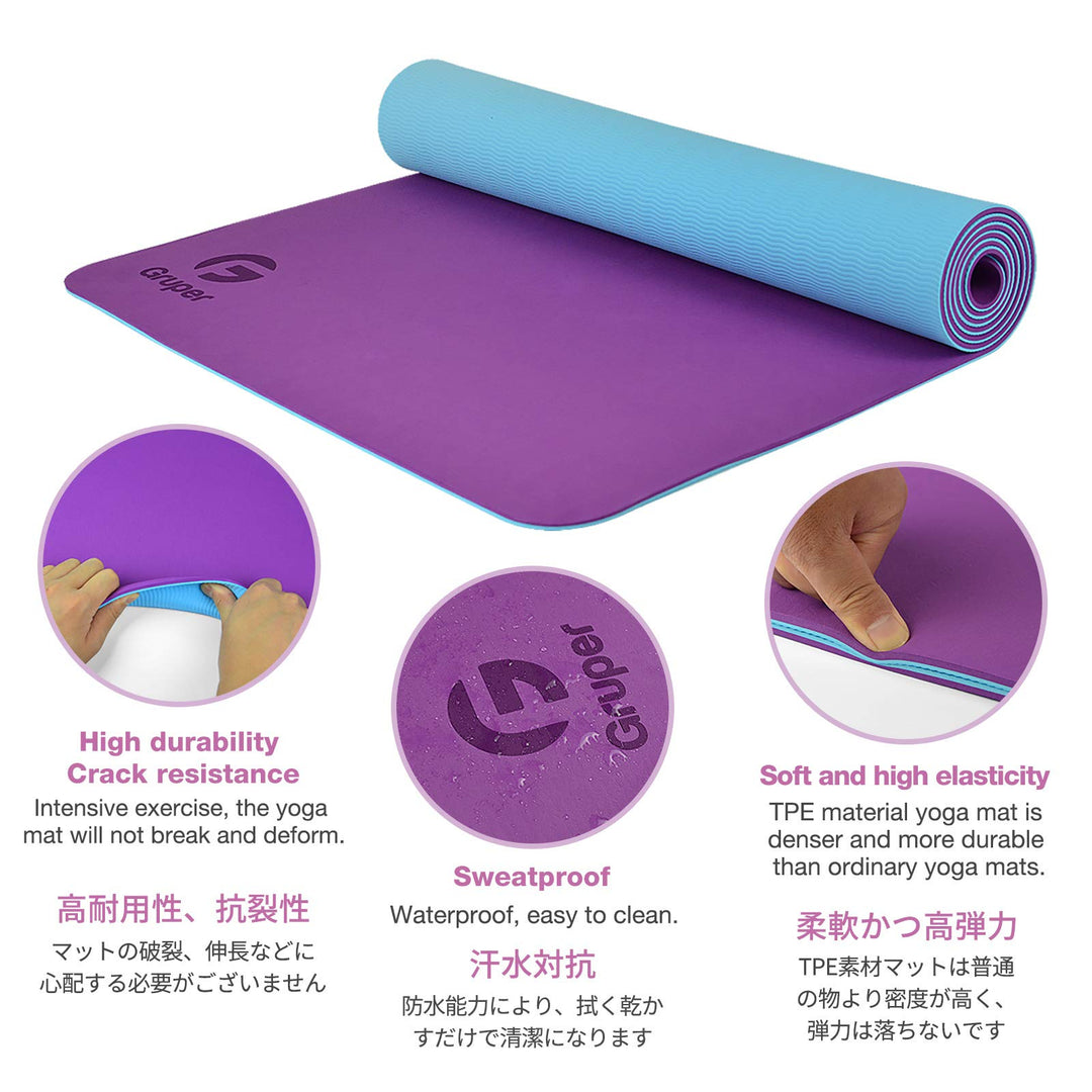 Eco Yoga Mat for Stability, Comfort &amp; Daily Training | DreamChaserHQ