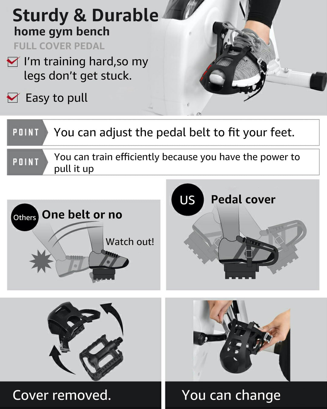 Foldable Exercise Bike 5 IN 1 with 16-Level Magnetic Resistance, Silent 20dB Operation &amp; 300LB Capacity - Dreamchaser Headquarters