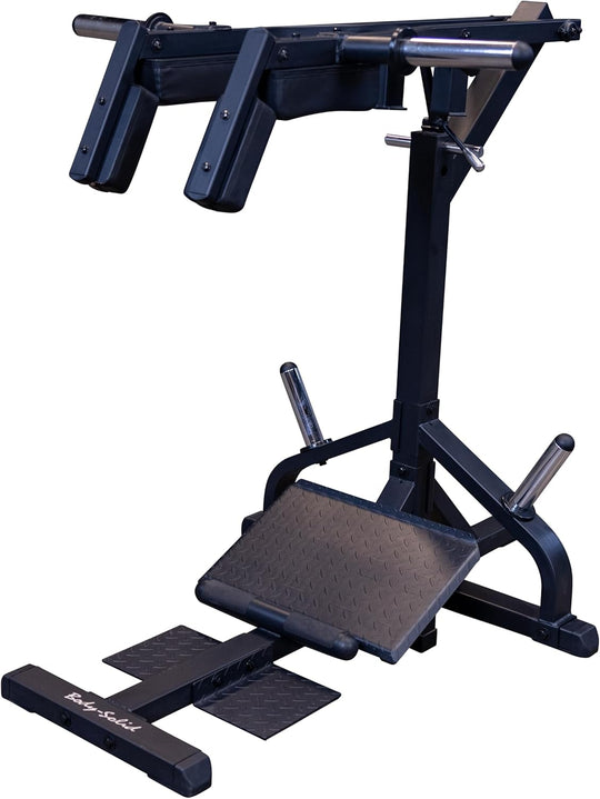 Body-Solid Leverage Squat &amp; Calf Machine for Lower Body Strength Training | Heavy-Duty Leg Press &amp; Calf Raise System | DreamchaserHQ
