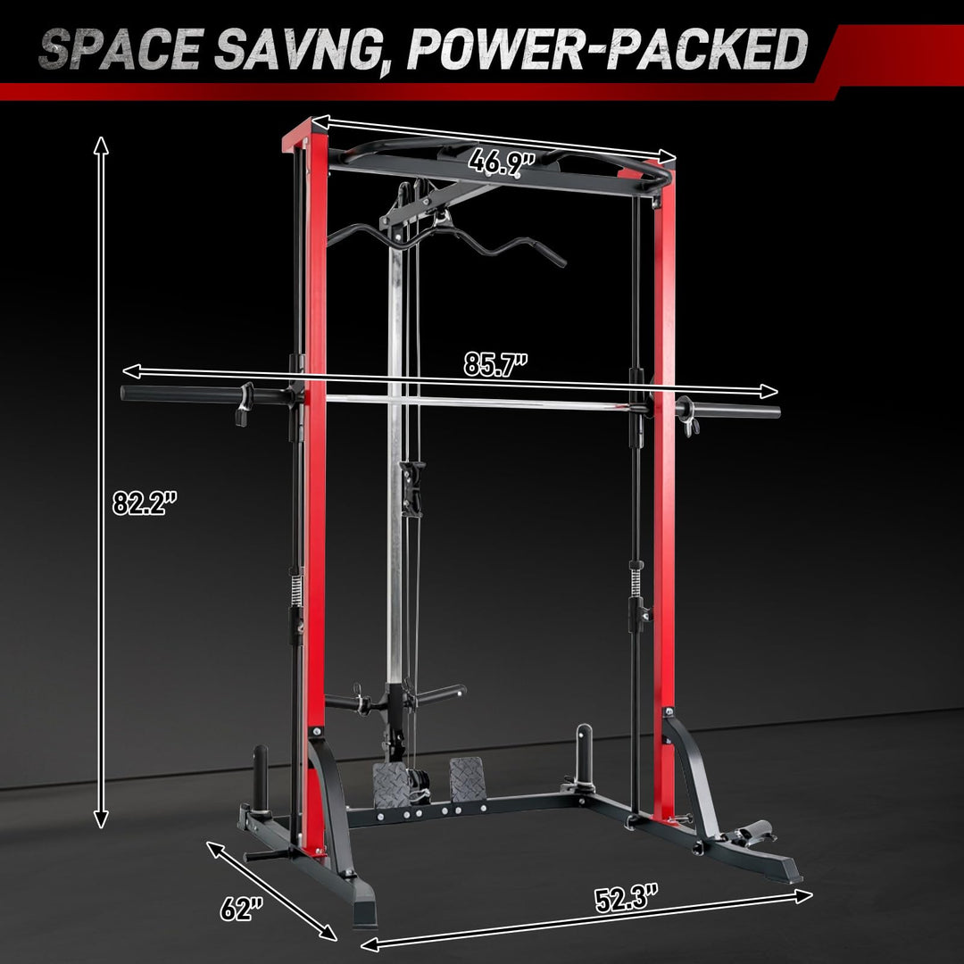 Smith Machine &amp; Power Cage for Full Body Strength Training | DreamChaserHQ
