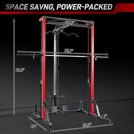 Smith Machine &amp; Power Cage for Full Body Strength Training | DreamChaserHQ
