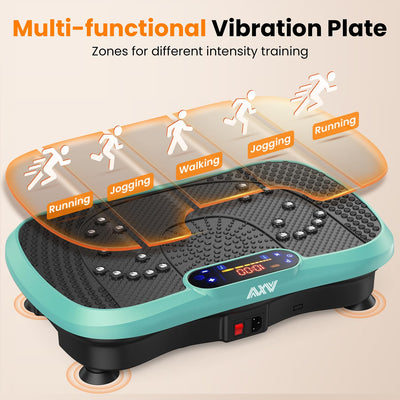 AXV Weight Loss Vibrating Platform - Full Body Shaker Exercise Machine with Remote, Bands & BT Speaker - Dreamchaser Headquarters