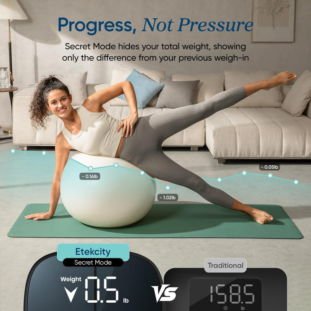 Etekcity Bluetooth Body Composition Scale - Digital Weight Scale with BMI, Body Fat &amp; Muscle Mass Tracking - Dreamchaser Headquarters