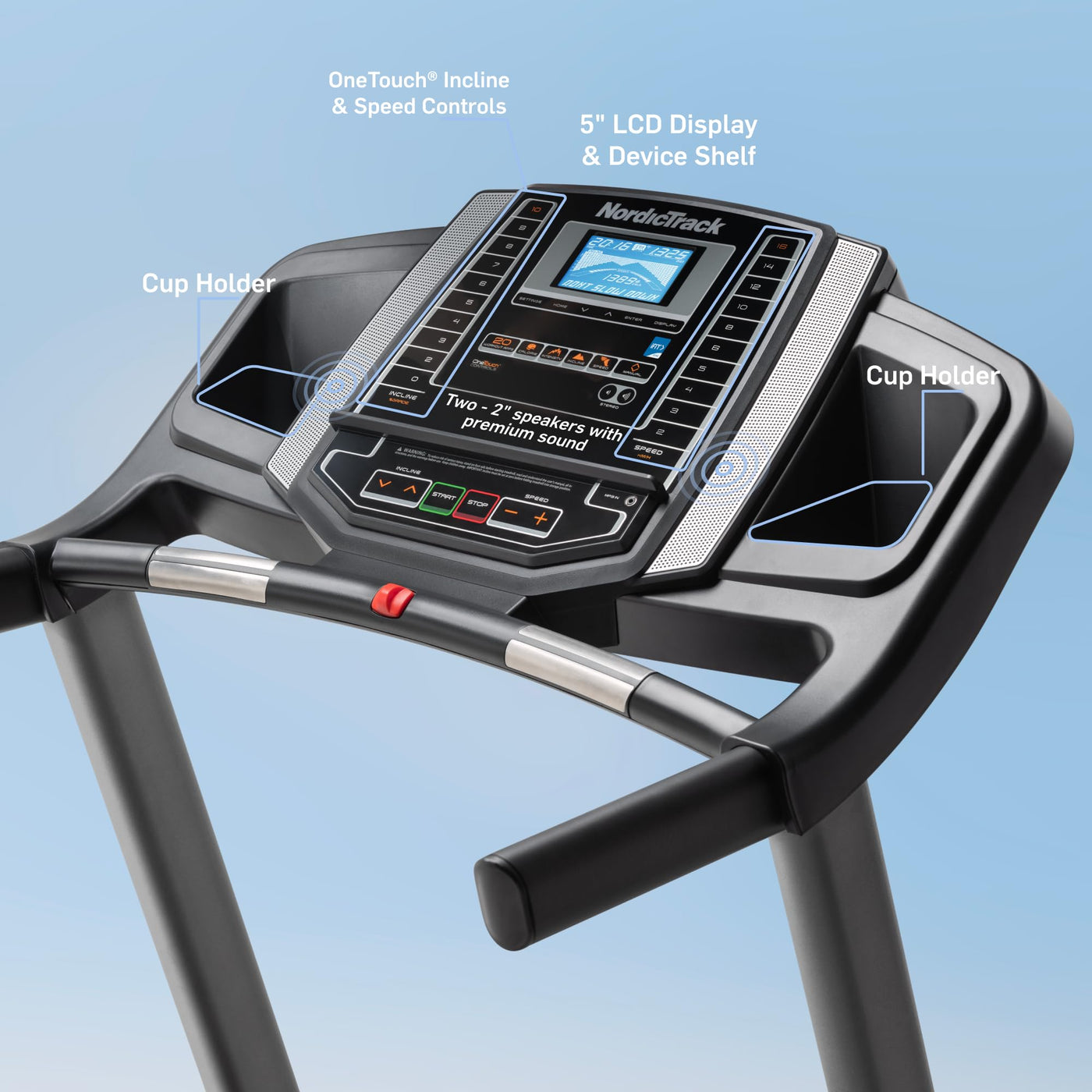 NordicTrack T 6.5 S; Treadmill for Running and Walking with 5” Display and SpaceSaver Design - Dreamchaser Headquarters