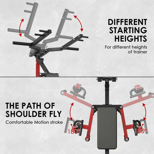 Shoulder Press &amp; Lateral Raise Machine for Upper Body Strength | DreamChaserHQ