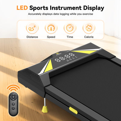 Close-up of the Walking Pad Treadmill's motor highlighting its power as a portable treadmill for home.