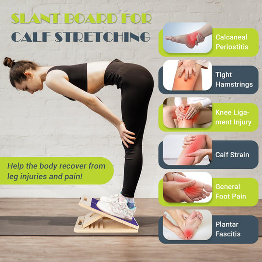 Slant Board for Calf Stretching &amp; Ankle Mobility | DreamChaserHQ