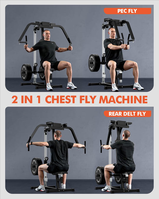 Chest Fly &amp; Reverse Delt Machine for Upper Body Strength | DreamChaserHQ