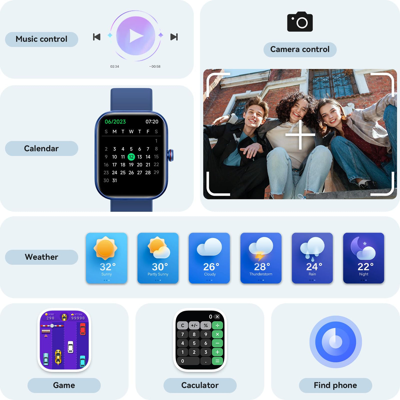Smart Watch for Women Men, Smartwatch for iPhone & Android Bluetooth (Answer/Call) Built-in Alexa, 1.91" HD Fitness Tracker with 105+ Sport Modes, IP68 Waterproof, Sleep/Heart Rate/SpO2/Stress Monitor - Dreamchaser Headquarters