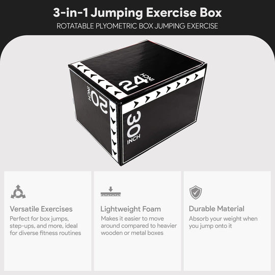 Plyometric Jump Box for Strength, Power &amp; Agility Training | DreamChaserHQ