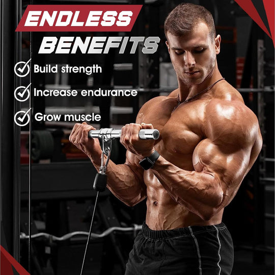 Cable Machine Attachment Set for Upper Body Strength Training | DreamChaserHQ