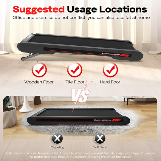 Portable Treadmill For Home, 3 In 1 Under Desk Walking Pad, 2.5HP Quiet Motor With APP Control - Dreamchaser Headquarters