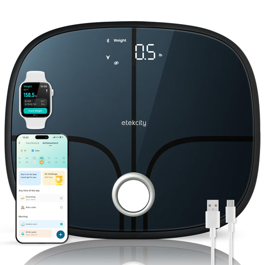 Etekcity Bluetooth Body Composition Scale - Digital Weight Scale with BMI, Body Fat &amp; Muscle Mass Tracking - Dreamchaser Headquarters