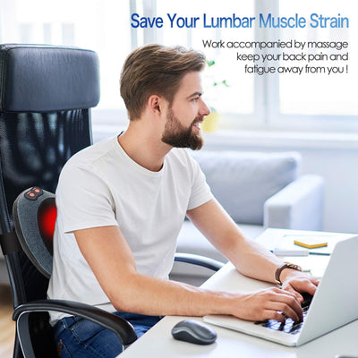 Multiple Uses for the Whole Body - This versatile Papillon massage pillow with heat targets legs, feet, and back.