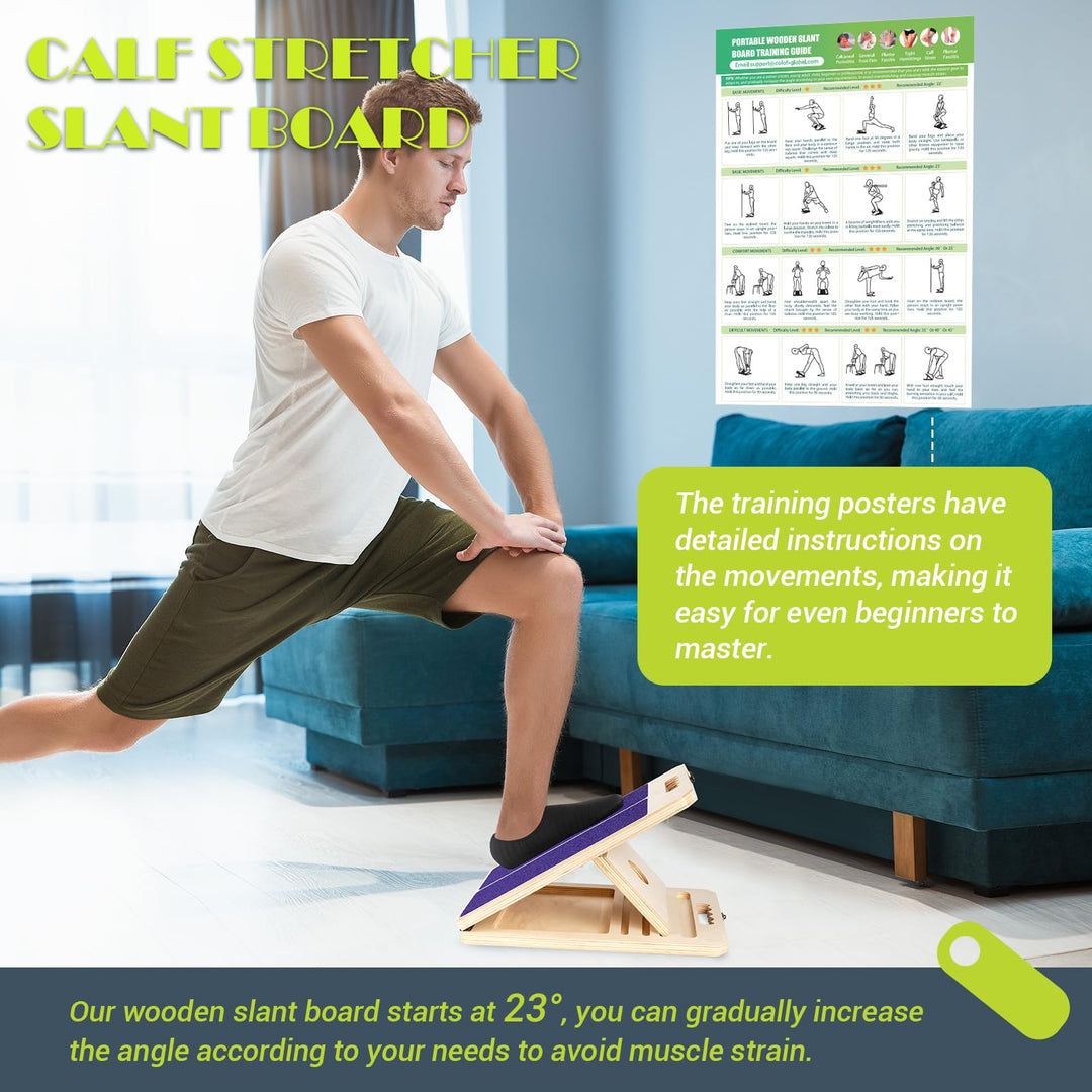 Slant Board for Calf Stretching &amp; Ankle Mobility | DreamChaserHQ